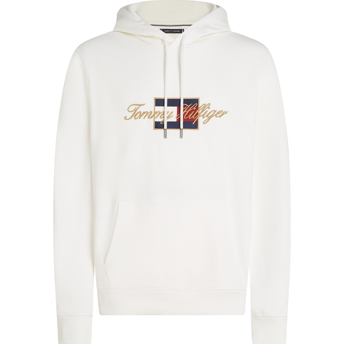 TOMMY HILFIGER - ICON GOLD HOODIE - MW0MW41502-YBL ECRU TOMMY HILFIGER - ICON GOLD HOODIE - MW0MW41502-YBL ECRU - Image 1