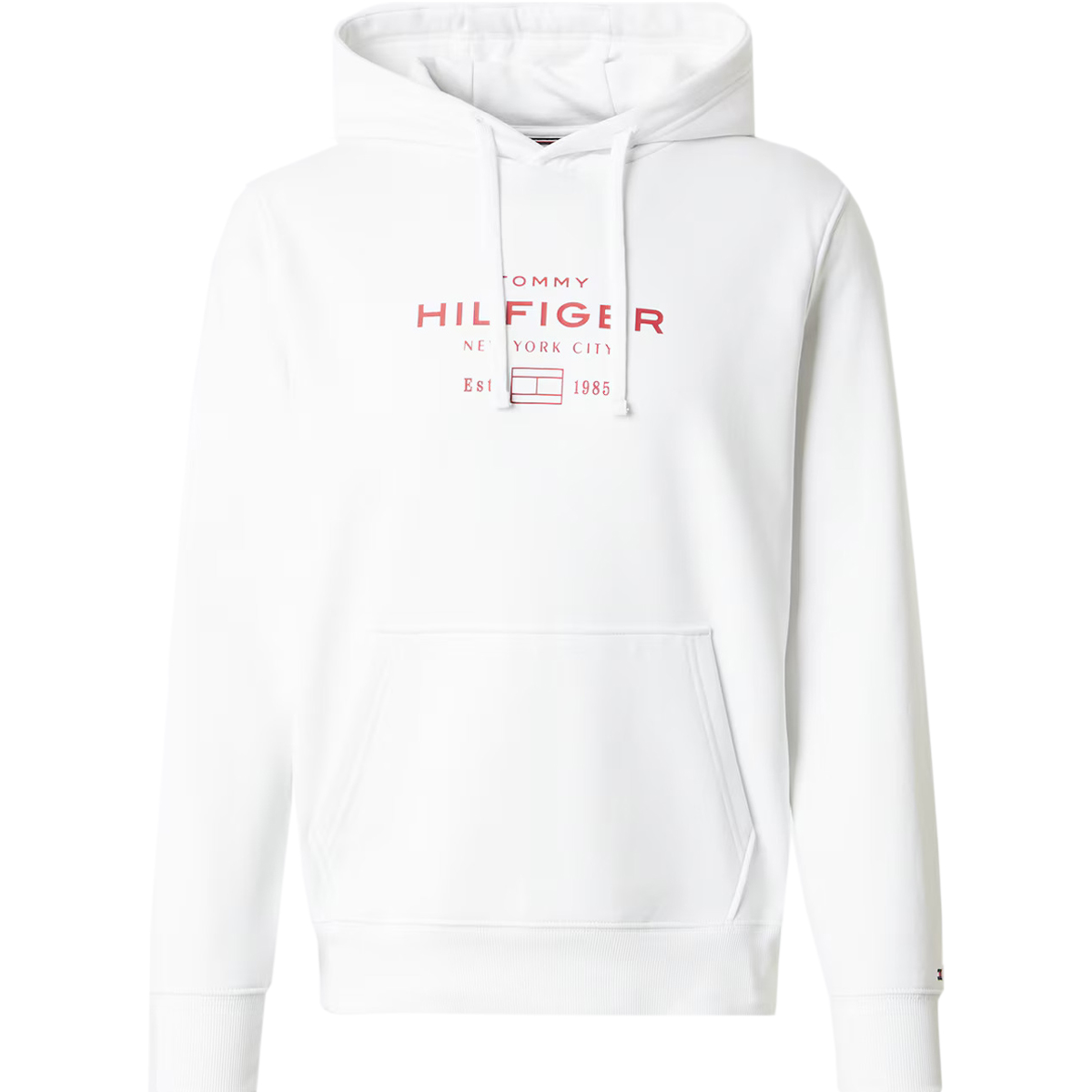 TOMMY HILFIGER - OVAL GRAPHIC HOODIE - MW0MW40864-YBR WHITE TOMMY HILFIGER - OVAL GRAPHIC HOODIE - MW0MW40864-YBR WHITE - Image 1