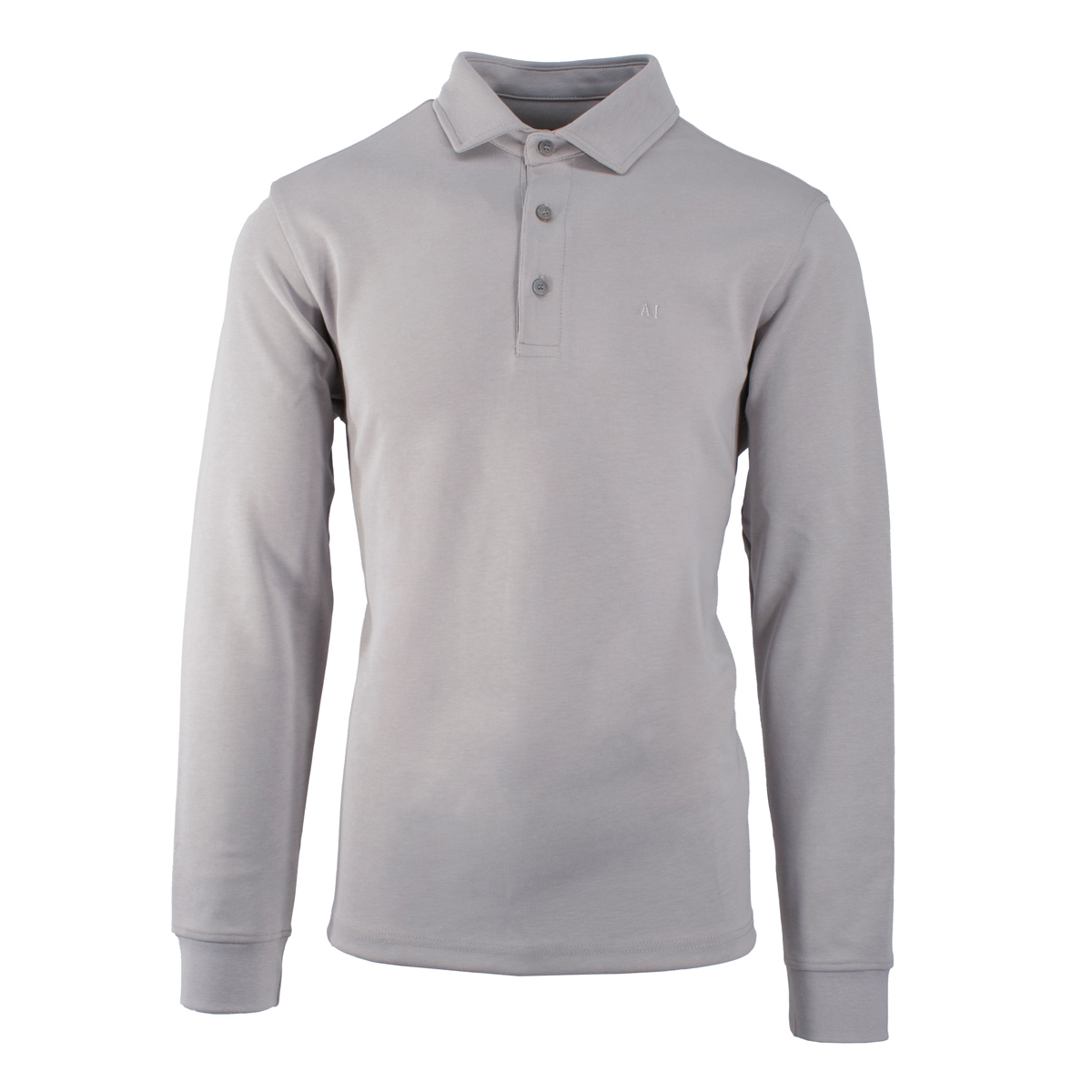 ARTISTI ITALIANI - LS POLO - AI29442-1 GREY (1) ARTISTI ITALIANI - L/S POLO - AI29442-1 GREY - Image 1