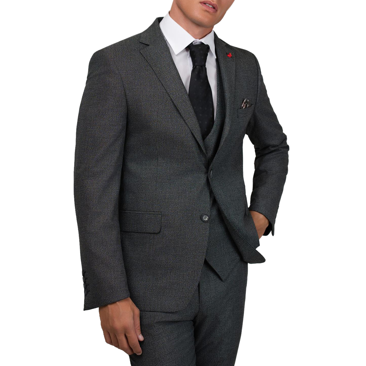 DEZIGN - JACKET - J-2648 DARK GREY DEZIGN - JACKET - J-2648 DARK GREY - Image 1