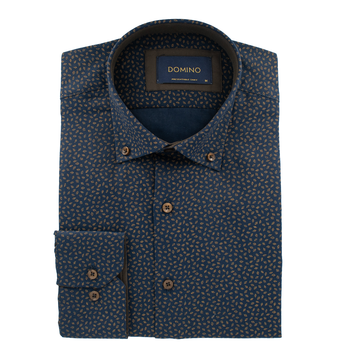DOMINO - LS SHIRT - 29.692-3 DARK BLUE DOMINO - L/S SHIRT - 29.692-3 DARK BLUE - Image 1