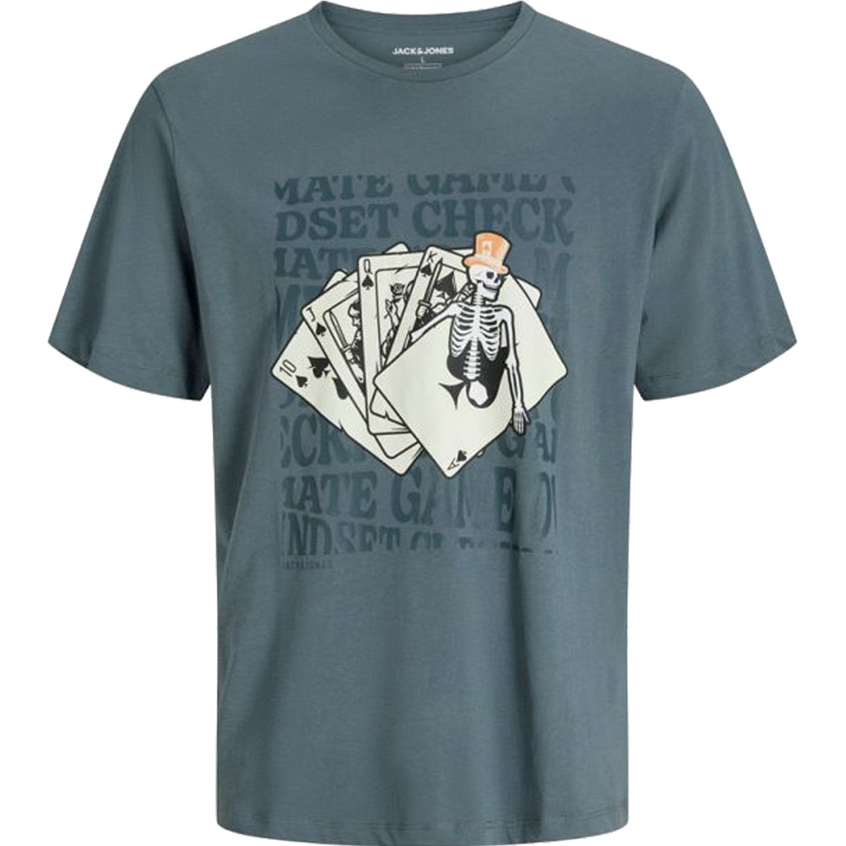 JACK & JONES - JJSULLY TEE SS CREW NECK - 12278530 STORMY WEATHER JACK & JONES - JJSULLY TEE SS CREW NECK - 12278530 STORMY WEATHER - Image 1