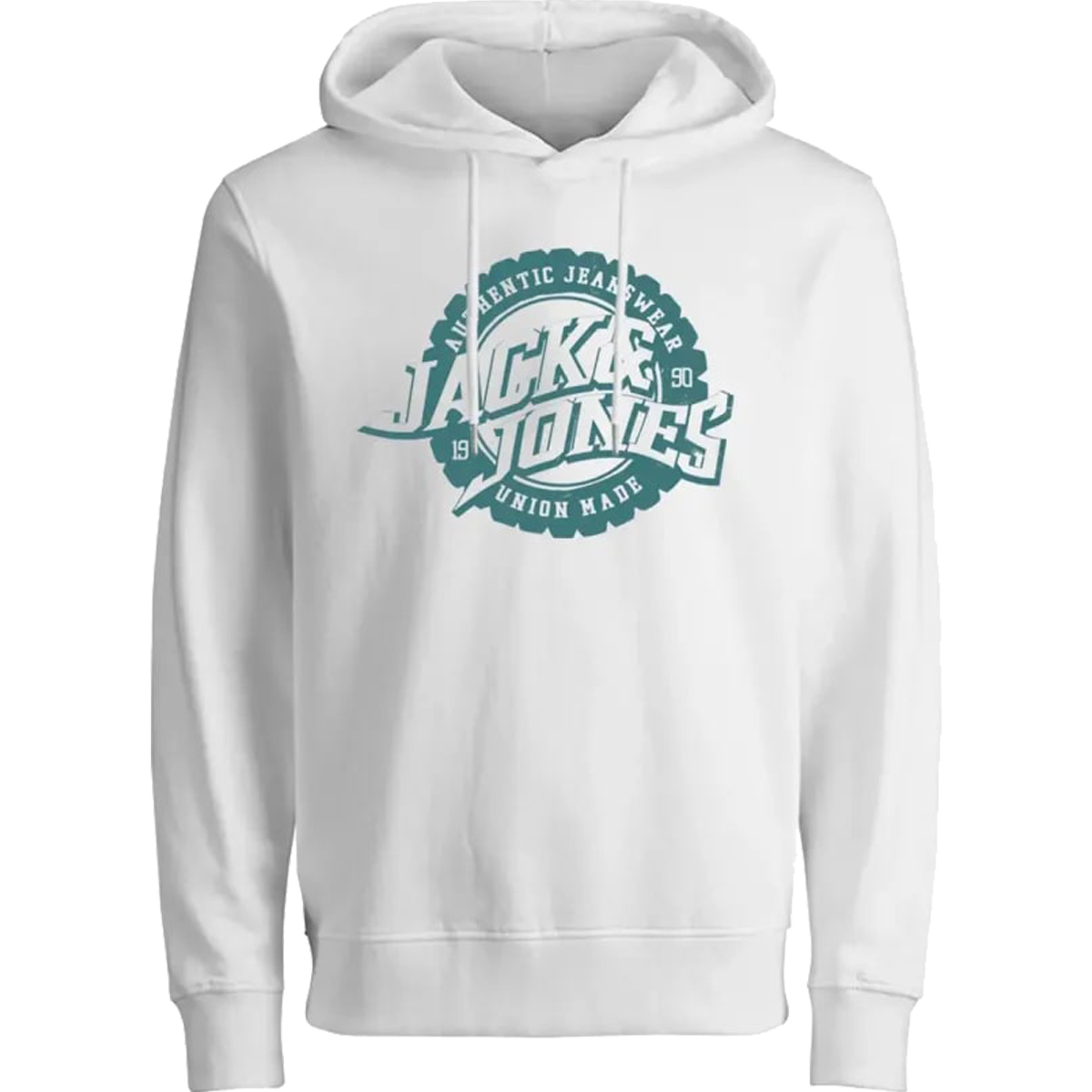 JACK & JONES - JPRBLUBARON SWEAT HOOD FST - 12288087 WHITE JACK & JONES - JPRBLUBARON SWEAT HOOD FST - 12288087 WHITE - Image 1
