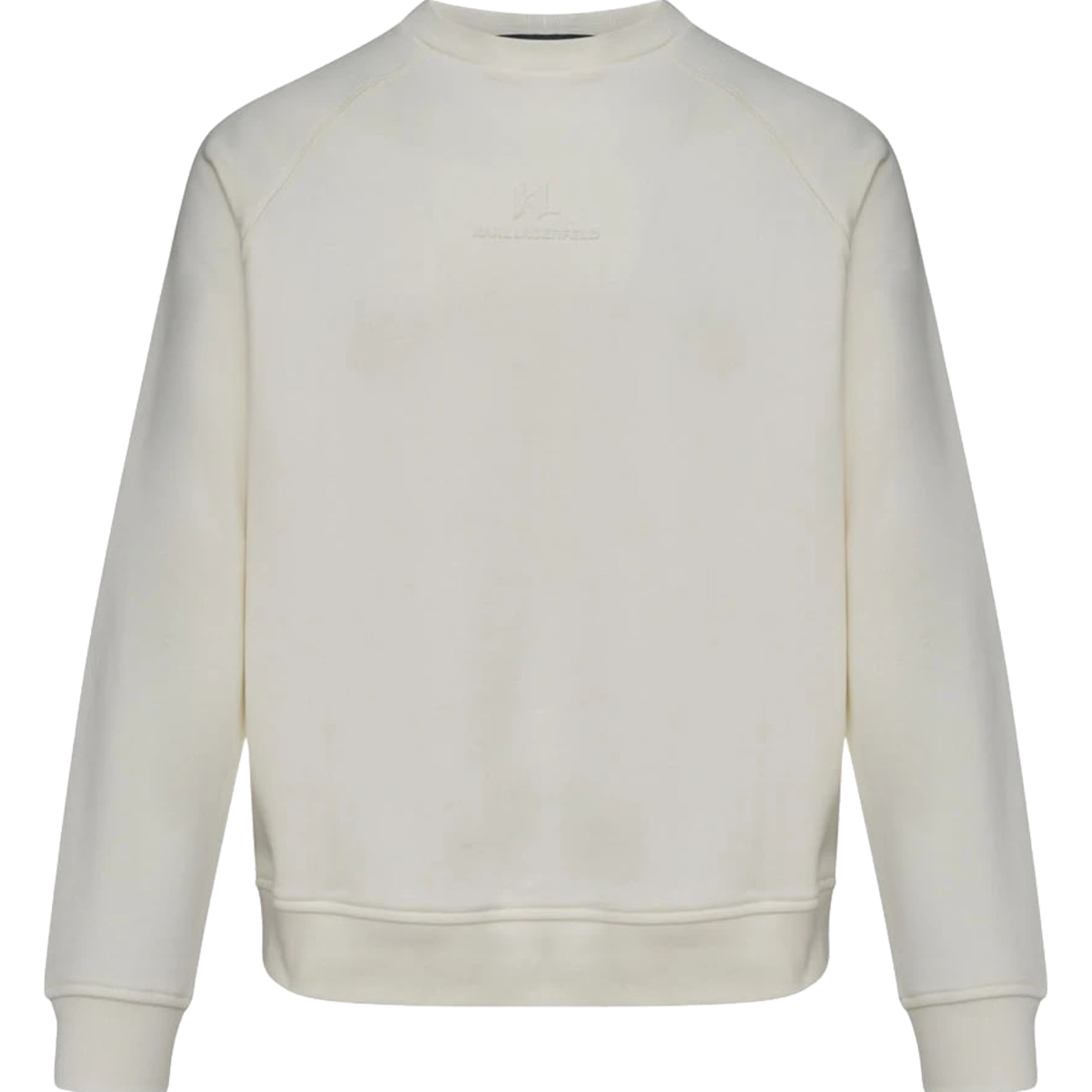 KARL LAGERFELD - SWEAT CREWNECK - 705007-554910-80 ECRU KARL LAGERFELD - SWEAT CREWNECK - 705007-554910-80 ECRU - Image 1