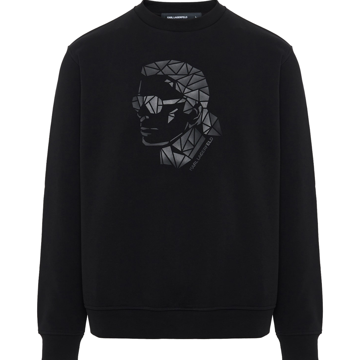 KARL LAGERFELD - SWEAT CREWNECK - 705042-554910-990 BLACK KARL LAGERFELD - SWEAT CREWNECK - 705042-554910-990 BLACK - Image 1