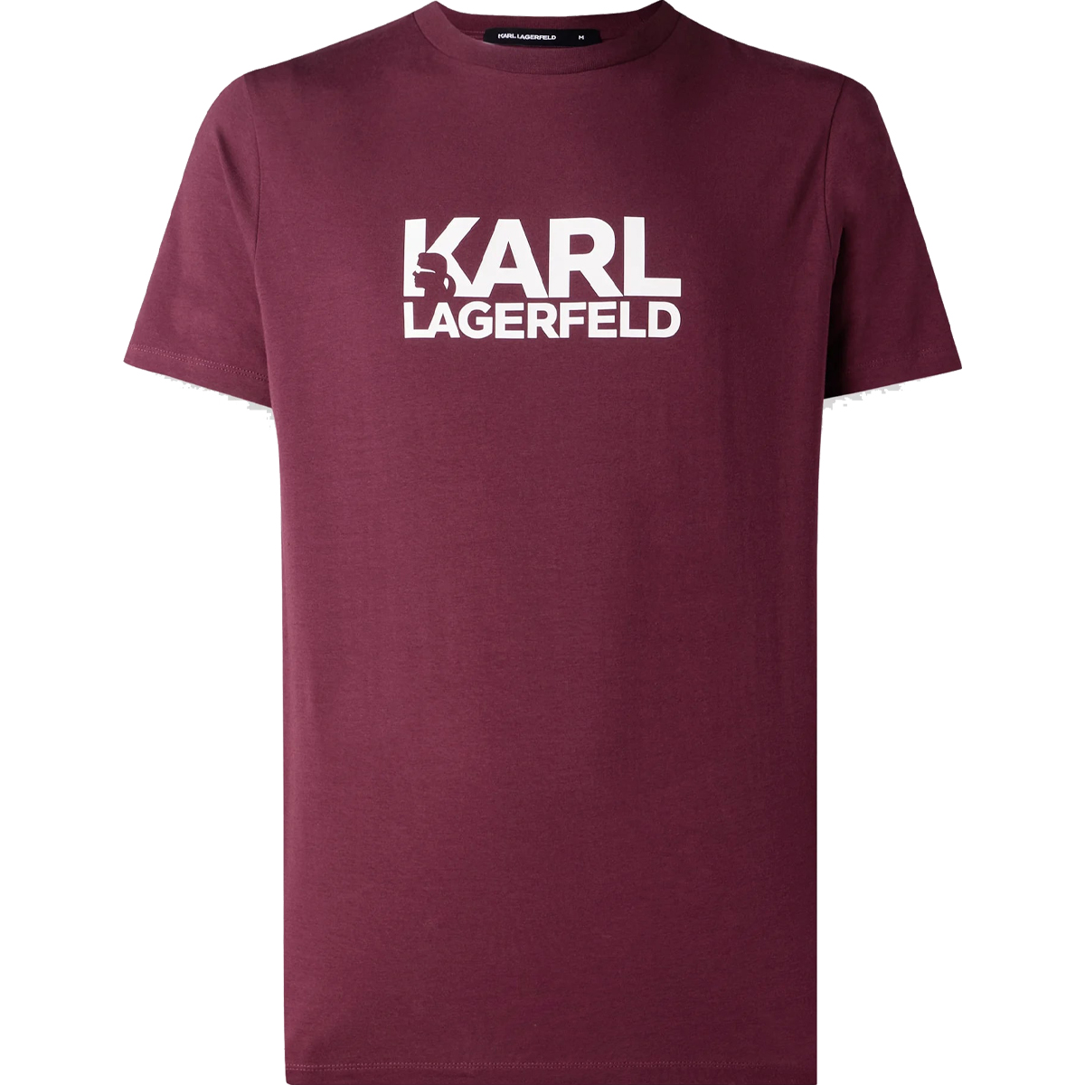 KARL LAGERFELD - T-SHIRT CREWNECK - 755087-552235-380 DARK PURPLE KARL LAGERFELD - T-SHIRT CREWNECK - 755087-552235-380 DARK PURPLE - Image 1