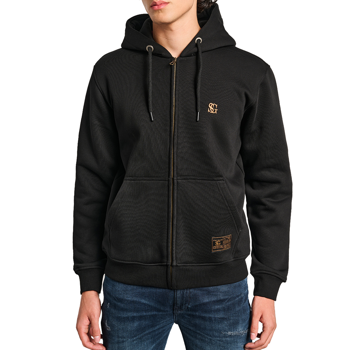 STAFF - FRANCO HOODIE - 64-102.054 BLACK STAFF - FRANCO HOODIE - 64-102.054 BLACK - Image 1
