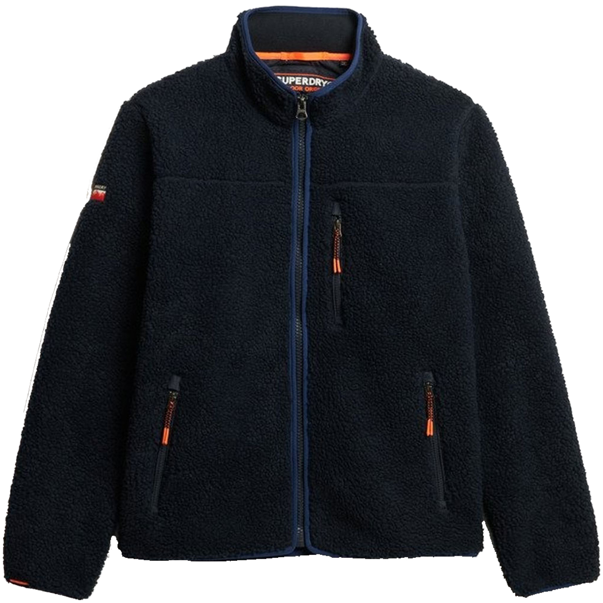 SUPERDRY - OUTDOOR FULL ZIP FLEECE - M2014140A-98T ECLIPSE NAVY SUPERDRY - OUTDOOR FULL ZIP FLEECE - M2014140A-98T ECLIPSE NAVY - Image 1