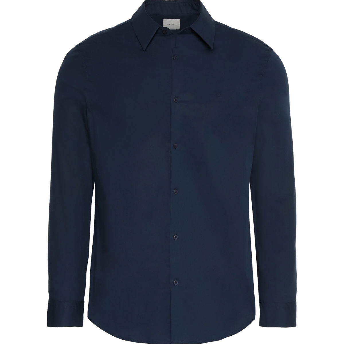 CALVIN KLEIN - LS SOLID STRETCH SLIM SHIRT - LV04LB145G-CEF DARK SAPPHIRE CALVIN KLEIN - LS SOLID STRETCH SLIM SHIRT - LV04LB145G-CEF DARK SAPPHIRE - Image 1