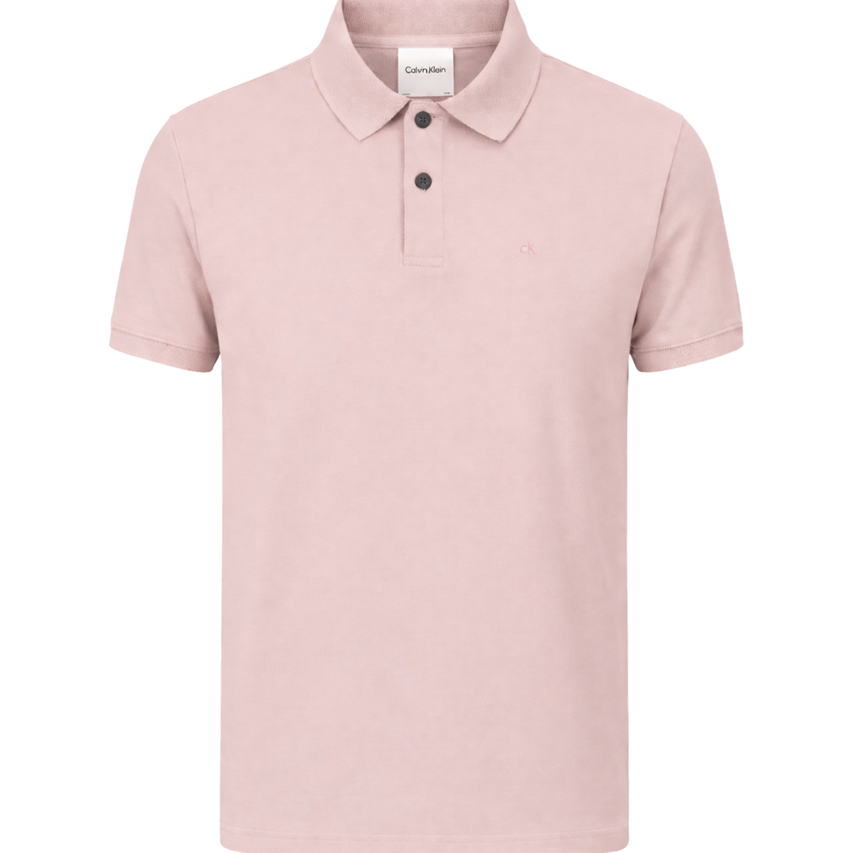 CALVIN KLEIN - SS SLIM REFINED PIQUE POLO - LV04LC254G-POR PRAIRIE PEACH CALVIN KLEIN - SS SLIM REFINED PIQUE POLO - LV04LC254G-POR PRAIRIE PEACH - Image 1