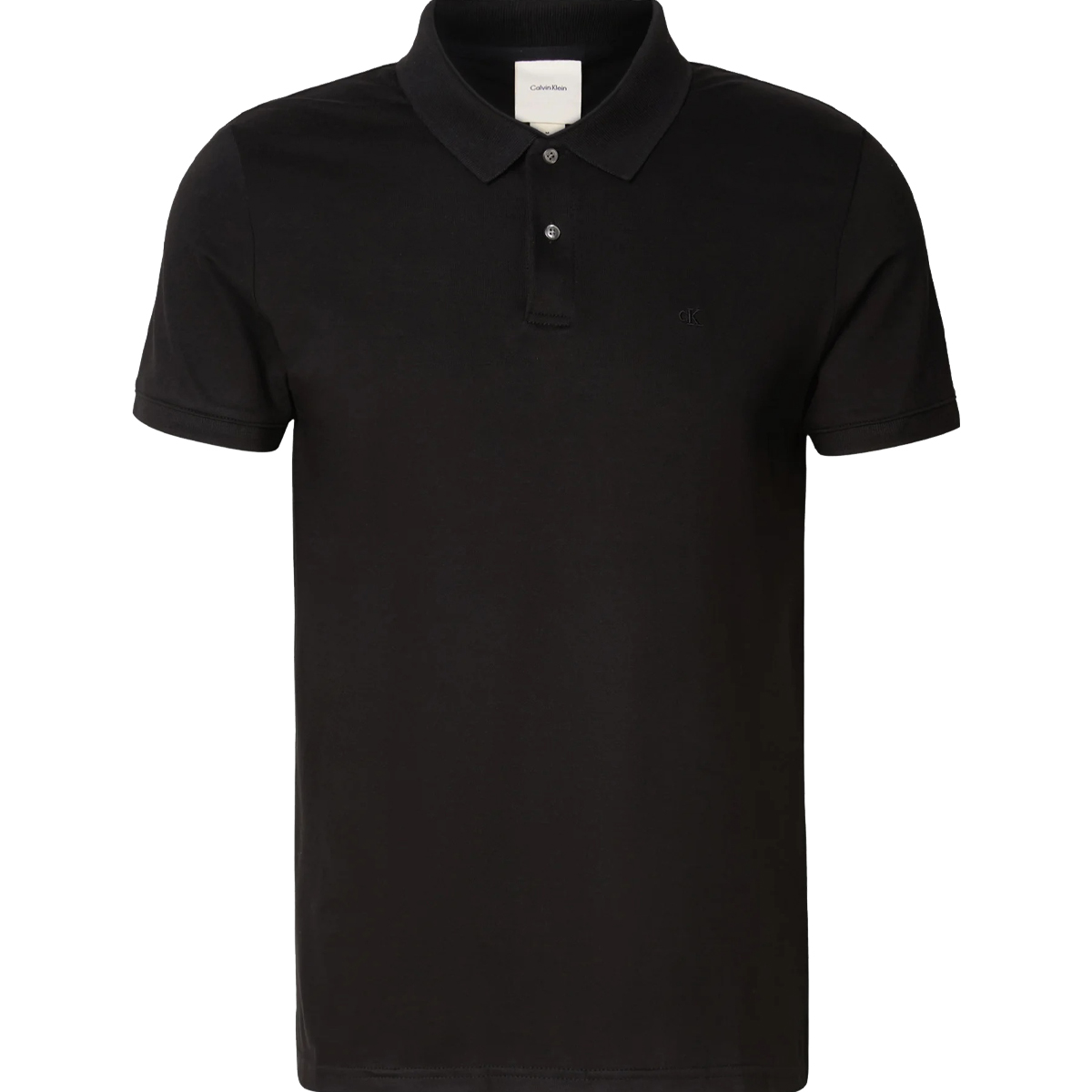 CALVIN KLEIN - SS SLIM REFINED PIQUE POLO - LV04LC254G-UB1 BLACK CALVIN KLEIN - SS SLIM REFINED PIQUE POLO - LV04LC254G-UB1 BLACK - Image 1