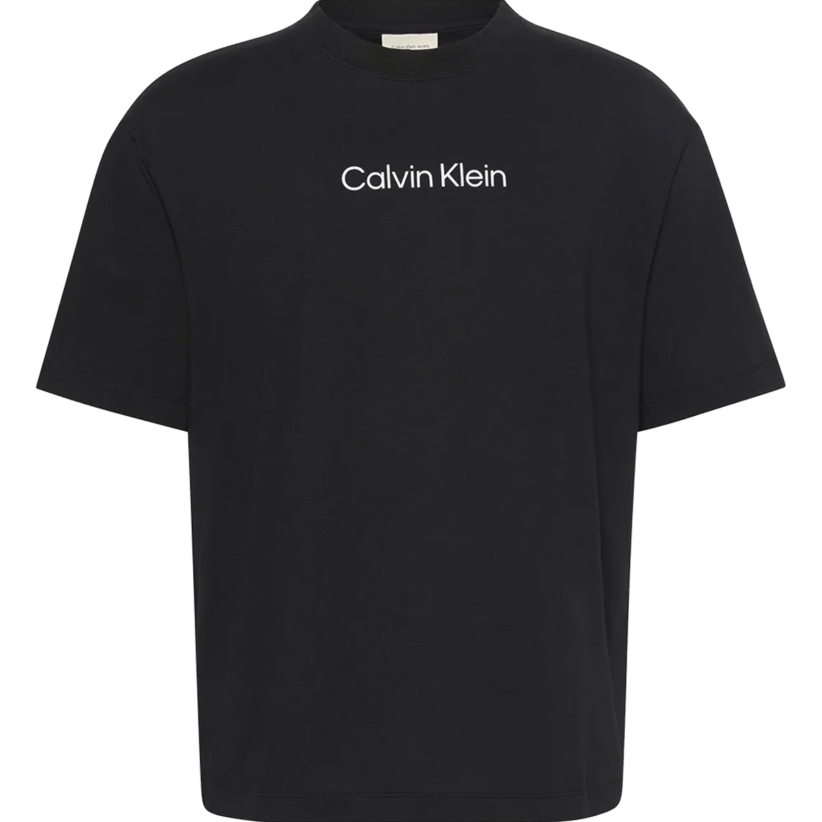 CALVIN KLEIN - SS STANDARD LOGO 30S CREWNECK TEE - LV04LD230G-UB1 BLACK CALVIN KLEIN - SS STANDARD LOGO 30S CREWNECK TEE - LV04LD230G-UB1 BLACK - Image 1