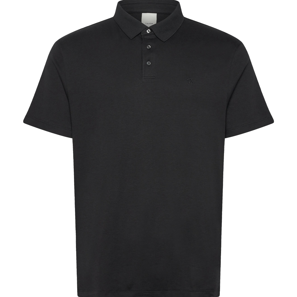 CALVIN KLEIN - SS SUPIMA CHEST EMB POLO - LV04LB276G-UB1 BLACK CALVIN KLEIN - SS SUPIMA CHEST EMB POLO - LV04LB276G-UB1 BLACK - Image 1