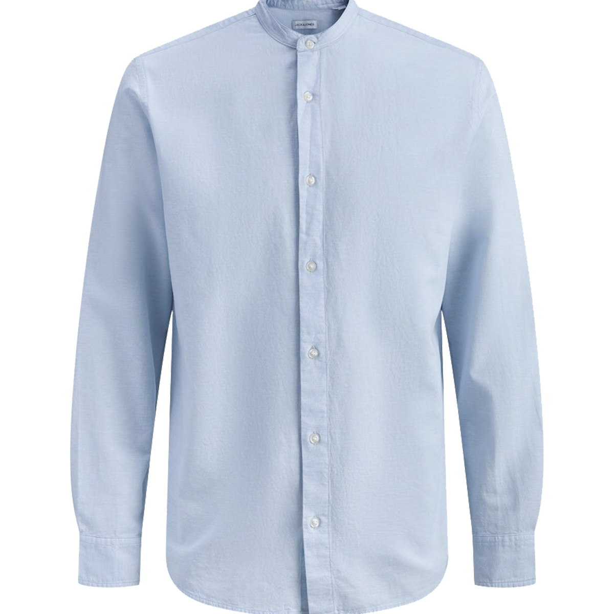 JACK & JONES - JJEBREEZE LINEN BLEND BAND SHIRT LS SN - 12288601 CELESTIAL BLUE JACK & JONES - JJEBREEZE LINEN BLEND BAND SHIRT L/S SN - 12288601 CELESTIAL BLUE - Image 1