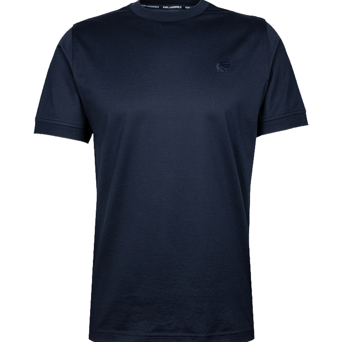 KARL LAGERFELD - T-SHIRT CREWNECK - 755002-562200-690 DARK BLUE KARL LAGERFELD - T-SHIRT CREWNECK - 755002-562200-690 DARK BLUE - Image 1