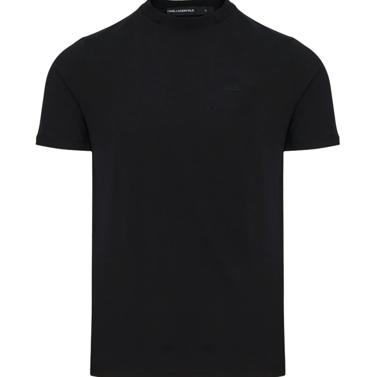 KARL LAGERFELD - T-SHIRT CREWNECK - 755034-562235-990 BLACK KARL LAGERFELD - T-SHIRT CREWNECK - 755034-562235-990 BLACK - Image 1