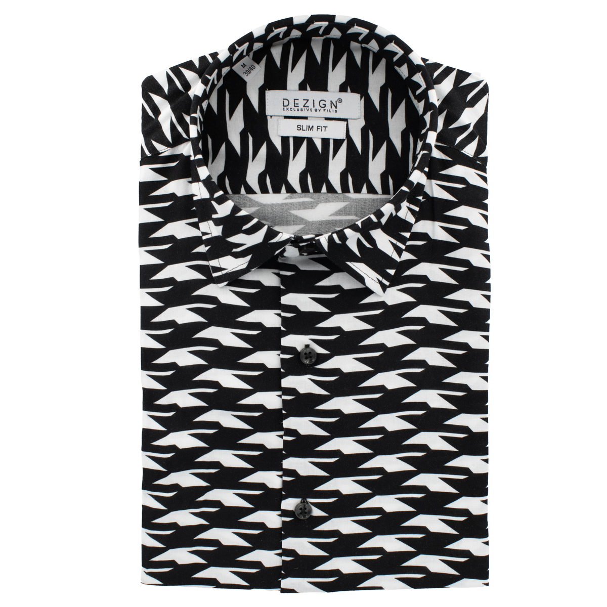 DEZIGN - LS SHIRT - D-25101 BLACK (1) DEZIGN - L/S SHIRT - D-25101 BLACK - Image 1