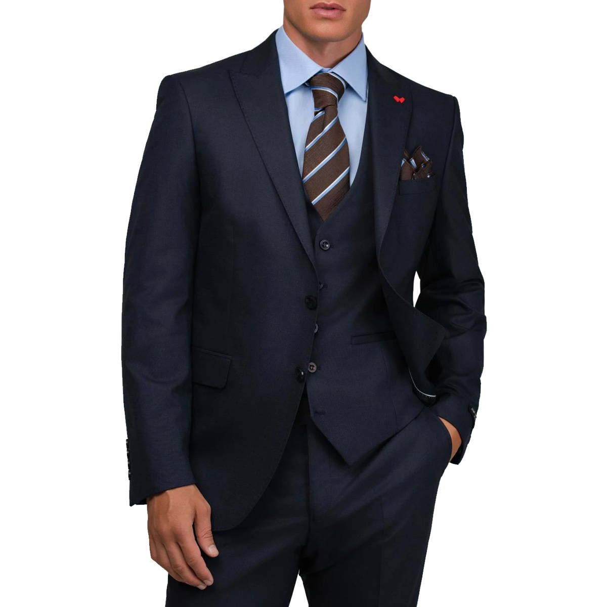 DEZIGN - SUIT - S-2539 DARK BLUE DEZIGN - SUIT - S-2539 DARK BLUE - Image 1