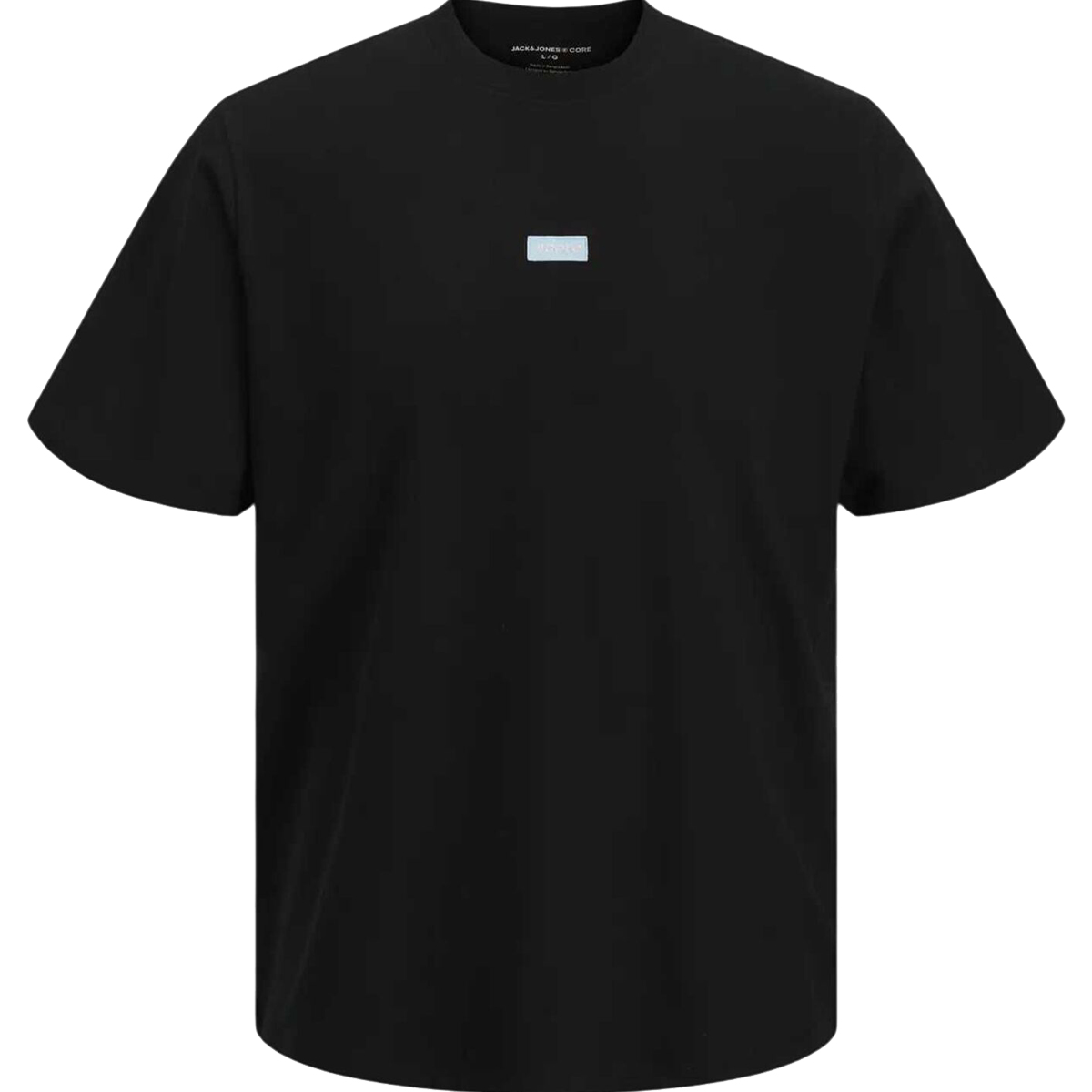 JACK & JONES - JCOCLUB BADGE TEE SS CREW NECK - 12295036 BLACK JACK & JONES - JCOCLUB BADGE TEE SS CREW NECK - 12295036 BLACK - Image 1