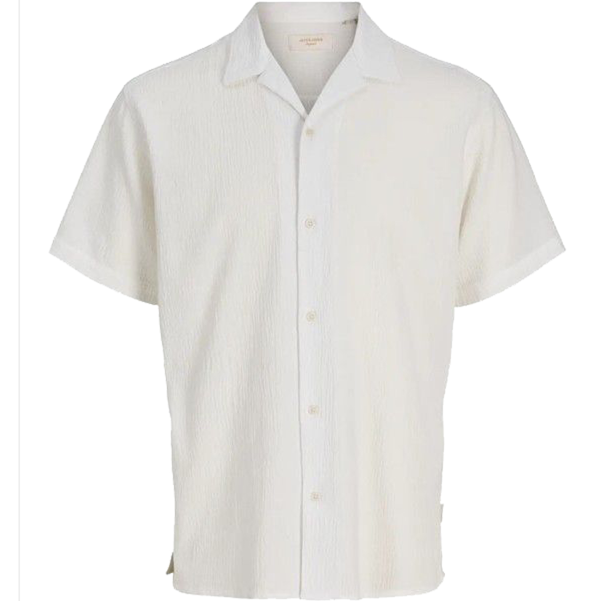 JACK & JONES - JORLUKE CRINKLE RESORT SHIRT SS SN - 12255781 CLOUD DANCER JACK & JONES - JORLUKE CRINKLE RESORT SHIRT SS SN - 12255781 CLOUD DANCER - Image 1