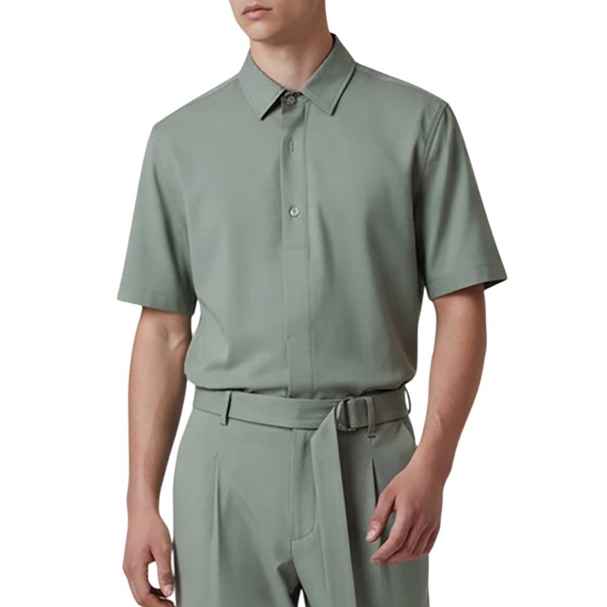 VITTORIO - BALERE OVERSHIRT - 300-26 DUSTY MINT VITTORIO - BALERE OVERSHIRT - 300-26 DUSTY MINT - Image 1